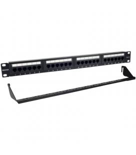 Patch panel phasak pu 2424/ 24 puertos/ cat.6/ altura 1u/ gestión de cables