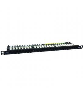 Patch panel phasak pu 4811/ 24 puertos/ cat.6a/ altura 0.5u