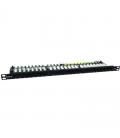 Patch panel phasak pu 4811/ 24 puertos/ cat.6a/ altura 0.5u