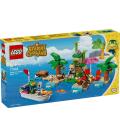 Lego animal crossing paseo en barca con el capitán