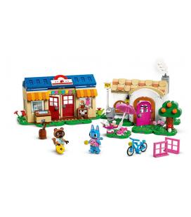 Lego animal crossing mininook y la casa de minina