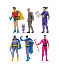 Surtido de 6 figuras mcfarlane dc retro batman 66 15cm