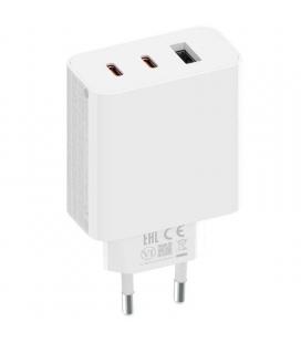 Cargador de pared xiaomi 67w gan charger 2c1a 2xusb tipo-c/ 1xusb/ 67w