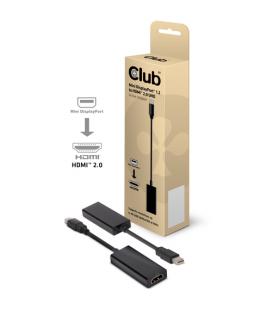 Adaptador Club 3D Mini Displayport A HDMI 2.0 Activo