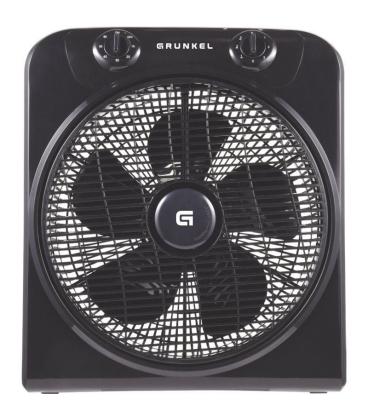 Ventilador de suelo grunkel box fan ng/ 45w/ 5 aspas 30cm/ 3 velocidades