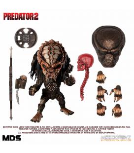 Figura mezco toyz cine predator mds predator 2 deluxe city hunter designer series