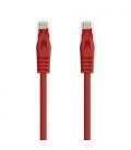 Nanocable Cable Red Latiguillo RJ45 LSZH CAT.6A UTP AWG24, Rojo, 25 cm