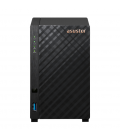 Servidor nas asustor tower 2 bay quad - core 1.7ghz 1gb 2.5gbe x1 usb3.2