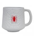 Taza 3d paladone marvel telaraña y logo spider - man 350 ml