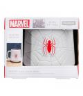 Taza 3d paladone marvel telaraña y logo spider - man 350 ml