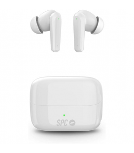 Auriculares bluetooth spc ether 2 pro con estuche de carga/ autonomía 6.5h/ blancos