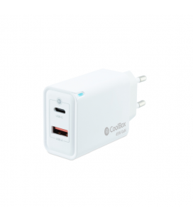 CARGADOR COOLBOX GAN 45W USB-C/USB-A PARED