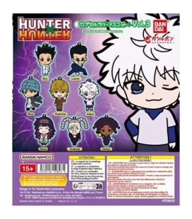 Surtido bandai gashapon hunter x hunter capsule rubber 3 40 articulos