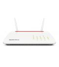 FRITZ!Box Box 6890 LTE router inalámbrico Gigabit Ethernet Doble banda (2,4 GHz / 5 GHz) 4G Rojo, Blanco