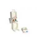 Equip 769216 cambiador de género para cable RJ-45 LSA Blanco
