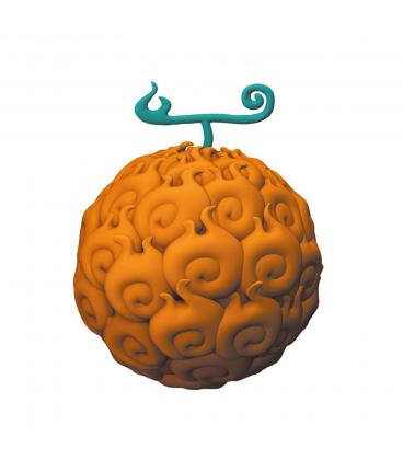 Figura hucha plastoy one piece flame flame fruta