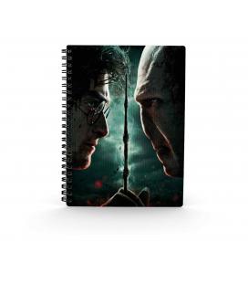 Libreta efecto 3d sd toys harry potter harry vs voldemort