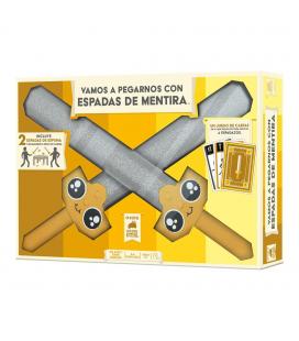 Juego de mesa vamos a pegarnos con espadas de mentira edad recomendada 10 años