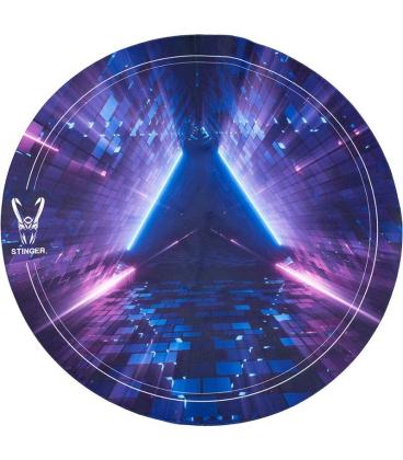 Alfombra gaming woxter stinger floorpad future/ púrpura