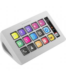 Stream deck slim mars gaming msd-one/ 15 teclas lcd/ blanco