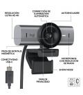 Cámara Logitech Mx Brio 4K UHD USB Tipo C Grafito