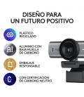 Cámara Logitech Mx Brio 4K UHD USB Tipo C Grafito