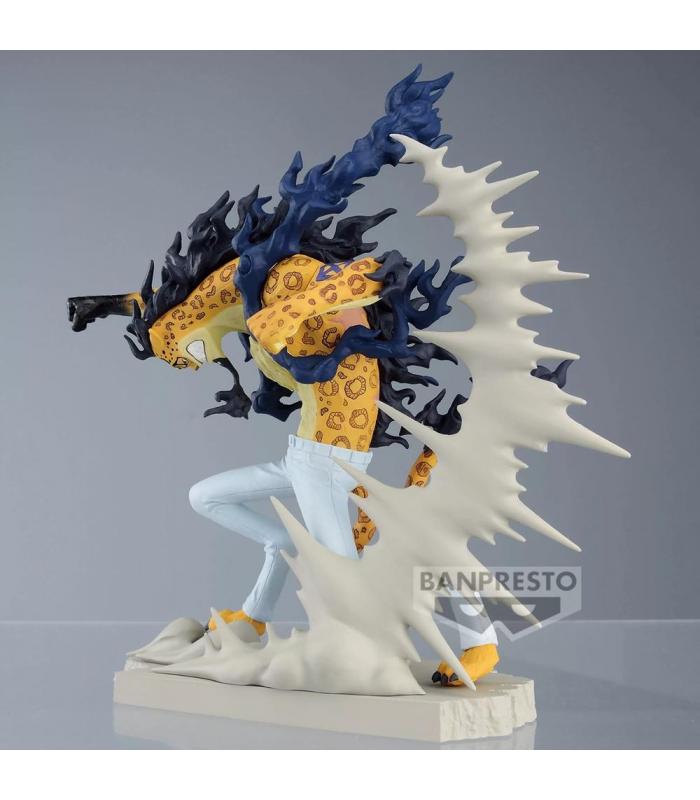 Banpresto Action Figure Rob Lucci – One Piece Senkozekkei – 10 Cm – PVC Da Collezione - 3
