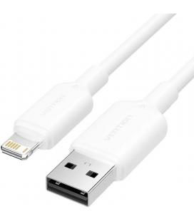 Cable usb 2.0 lightning vention lamwf/ usb macho - lightning macho/ 480mbps/ 1m/ blanco