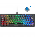 Teclado Gaming Mecánico Mars Gaming MKMINIPRO/ Switch Azul/ Negro