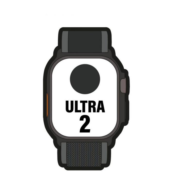 Apple watch ultra 2/ gps/ cellular/ 49mm/ caja de titanio negro