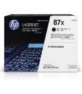 HP Paquete de 2 cartuchos de tóner negro Originales LaserJet 87X de alta capacidad