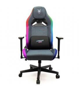 Silla gaming woxter stinger station elite/ luces led/ azul y rosa