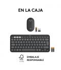 Teclado + Mouse Logitech Pebble 2 Combo Inalámbrico Negro