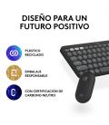 Teclado + Mouse Logitech Pebble 2 Combo Inalámbrico Negro