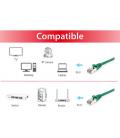 Equip 605640 cable de red Verde 1 m Cat6 S/FTP (S-STP)
