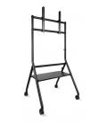 TooQ iDREAMS Soporte de Suelo con Ruedas para Pantalla 37"-86", Negro