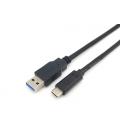 Equip 128344 cable USB USB 3.2 Gen 1 (3.1 Gen 1) 2 m USB A USB C Negro