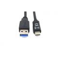 Equip 128344 cable USB USB 3.2 Gen 1 (3.1 Gen 1) 2 m USB A USB C Negro