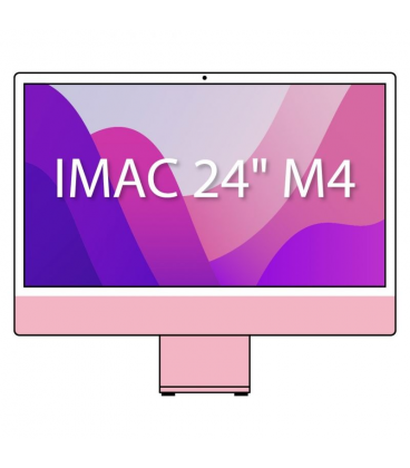 Apple imac 24' retina 4,5k / m4 10-core cpu/ 16gb/ 256gb ssd/ 10-core gpu/ rosa