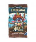 Juego de cartas disney lorcana tcg azurite sea caja de sobres expositor 24 unidades inglés