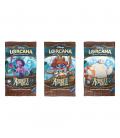 Juego de cartas disney lorcana tcg azurite sea caja de sobres expositor 24 unidades inglés