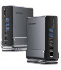 Docking usb tipo-c vention tpuh0/ 2xhdmi/ 1xdisplayport/ 3xusb tipo-c/ 5xusb/ 1xrj45/ 1xlector de tarjetas/ 1xjack 3.5/ 1xusb