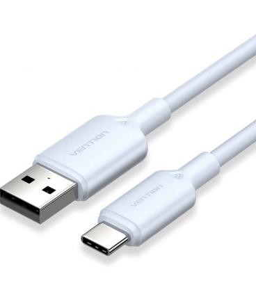 Cable usb 2.0 tipo-c vention ctqlh/ usb tipo-c macho - usb macho/ hasta 60w/ 480mbps/ 2m/ azul