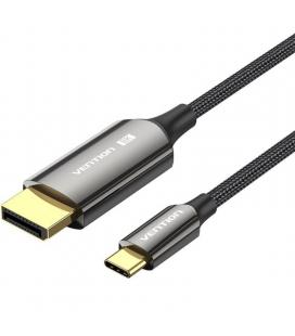 Cable conversor displayporti 8k vention crfbd/ usb tipo-c macho - displayport macho/ 50cm/ negro