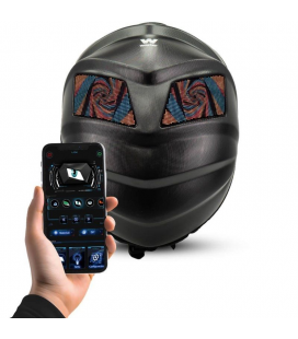 Mochila con pantalla led woxter knight/ capacidad 20l/ negra