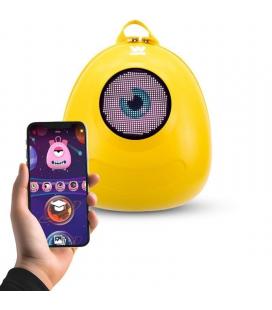 Mochila con pantalla led woxter loy-big eye/ amarilla