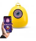 Mochila con pantalla led woxter loy-big eye/ amarilla
