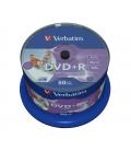 Verbatim DVD+R Wide Inkjet Printable No ID Brand 4,7 GB 50 pieza(s)