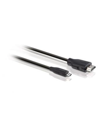 Cable HDMI A Micro USB Philips 1.5M Macho-Macho Negro