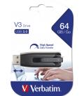 Verbatim V3 - Unidad USB 3.0 64 GB - Negro